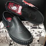 Vans Shoes | +Marvel Classic Slip-On Black Widow Unisexrugged Outliner. Brand New Vans | Color: Black/Red | Size: 7