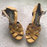 American Eagle Outfitters Shoes | American Eagle High Heels | Color: Yellow | Size: 9.5