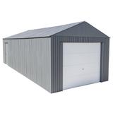 Sojag Everest 12 ft. W x 30 ft. D Metal Garage Shed, Size 123.48 H x 146.13 W x 363.6 D in | Wayfair GRC1230