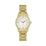 Caravelle by Bulova Women's Diamond Accent Gold-Tone Watch - 44P102, Size: Small