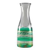 The Holiday Aisle® Nahlia Carafe Glass in Green, Size 11.0 H x 4.0 W in | Wayfair WC999006