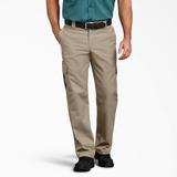Dickies Men's Flex Regular Fit Cargo Pants - Desert Sand Size 34 30 (WP595)