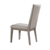 Rocky Side Chair (Set of 2) in Fabric & Gray Oak - Acme Furniture 72862