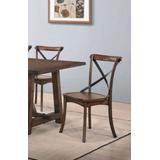 Kaelyn Side Chair (Set of 2) in Dark Oak & Black - Acme Furniture 73032
