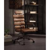 Calan Executive Office Chair in Retro Brown Leather - Acme Furniture 92108