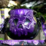 Disney Other | Disneyparks Light Up Purple Poison Cauldron Bucket New | Color: Black/Purple | Size: Os