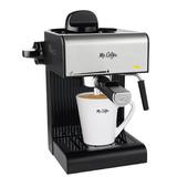 Mr. Coffee Automatic Espresso Machine, Glass in Black/Brown, Size 8.32 H x 10.23 W x 11.41 D in | Wayfair BVMCECM170