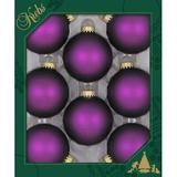 Christmas By Krebs Designer Seamless Glass Ball Ornament Glass in Indigo, Size 2.62 H x 2.62 W x 2.62 D in | Wayfair KBX83309