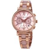 Sofie Chronograph Rose Dial Watch - Pink - Michael Kors Watches