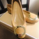 Michael Kors Shoes | Authentic Michael Kors Ballet Flats Nudetan | Color: Tan | Size: 8.5