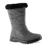 Easy Street Easy Dry Cuddle Women's Waterproof Boots, Size: 7.5, Grey