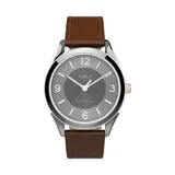 Timex Men's Briarwood Leather Watch - TW2T66800JT, Size: Large, Brown