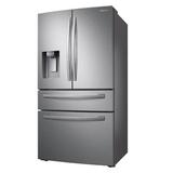 Samsung 36" French Door Refrigerator 28 cu. ft. Smart Refrigerator, Stainless Steel in Black/Gray, Size 70.0 H x 35.75 W x 36.5 D in | Wayfair