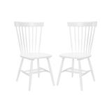 SAFAVIEH Dining Chairs WHITE - White Cooper Dining Chair - Set of Two