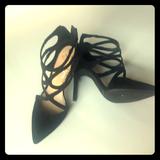 Jessica Simpson Shoes | 6.5 Black Suede Pumps | Color: Black | Size: 6.5