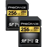 ProGrade Digital 256GB UHS-II SDXC Memory Card 2-Pack PGSD256GBK2BH