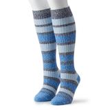 Women's Columbia 2 Pack Striped Knee High Socks, Size: 9-11, Blue