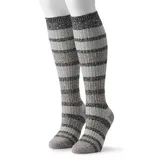 Women's Columbia 2 Pack Striped Knee High Socks, Size: 9-11, Black