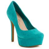 Jessica Simpson Shoes | Jessica Simpson Tiffany Blue Waleo Platforms | Color: Blue/Green | Size: 9