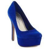 Jessica Simpson Shoes | Jessica Simpson Cobalt Blue Waleo Platforms | Color: Blue | Size: 9