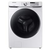 Samsung 4.5 cu. ft. Front Load Washer w/ Steam in White, Size 38.7 H x 27.0 W x 31.3 D in | Wayfair WF45R6100AW/US
