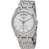 Couturier Automatic Silver Dial Watch T0354071103101 - Metallic - Tissot Watches