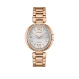 Citizen Women's Capella Pink Gold-Tone Stainless Steel Bracelet Watch