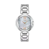Citizen Women's Capella Silver-Tone Stainless Steel Bracelet Watch, Silver