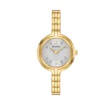 Bulova Gold Women's Rhapsody Diamond Accent Gold Tone Stainless Steel Watch