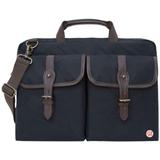 Waxed Knickerbocker 15" Laptop Bag - Black - Token Shoulder Bags