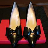 Kate Spade Shoes | Kate Spade Bow Pumps | Color: Black | Size: 8