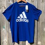 Adidas Shirts | Adidas Badge Of Sport Classic Tee 2 | Color: Blue/White | Size: Various