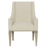 Bernhardt Santa Barbara Wingback Arm Chair in Ivory Upholstered/Fabric in Brown/Gray/White, Size 37.63 H x 25.5 W x 27.0 D in | Wayfair 385548