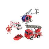 U.S. Toy Company Action Figures - City Fire Action Figure & Vehicles Set