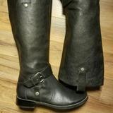Nine West Shoes | Gorgeous Black Nine West Leather Takedown Boots. | Color: Black | Size: 6