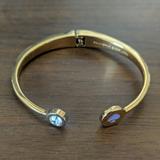 Kate Spade Jewelry | Kate Spade Spot The Spade Cuff Bracelet | Color: Gold/Purple | Size: Os