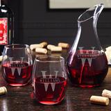 Darby Home Co Kaity Personalized Wine 3 Piece Wine Decanter Set Glass, Size 10.0 H x 8.75 W in | Wayfair 7A289E6F68F840B1B8B49FDA25D48EF4