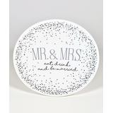 Our Name Is Mud Serving Platters - White & Black 'Mr & Mrs Platter