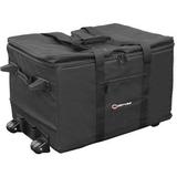 Odyssey Redline Series Utility Shuttle Bag with Pullout Handle and Wheels (Black) BRLUT1HW
