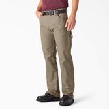 Dickies Men's Relaxed Fit Heavyweight Duck Carpenter Pants - Rinsed Desert Sand Size 42 34 (1939)