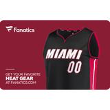 Miami Heat Fanatics eGift Card ($10 - $500)
