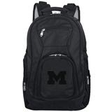 "MOJO Black Michigan Wolverines Premium Tonal Laptop Backpack"