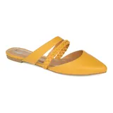 Journee Collection Olivea Women's Flats, Size: 7.5, Yellow