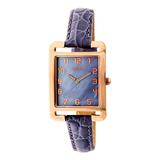 Bertha Women's Watches Rose - Rose Goldtone & Lavender Marisol Mother-of-Pearl Leather-Strap Watch