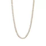 Belk & Co 7-8 Millimeter Cultured Freshwater Pearl Endless Necklace, White, 54 in