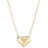 Puffed Heart Necklace Set In 14k Yellow Gold - Metallic - Macy's Necklaces