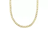 Belk & Co Men's 20 Inch Curb Link Chain Necklace In 10K Yellow Gold