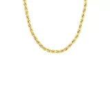 Belk & Co 18 Inch Rope Chain Necklace In 10K Yellow Gold