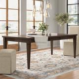 Gracie Oaks Kenzie Extendable Dining Table Wood in Brown, Size 30.0 H in | Wayfair 732796775FDC4D939A7595B8A54C5865