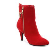 Claudia Bootie - Red - Bellini Boots